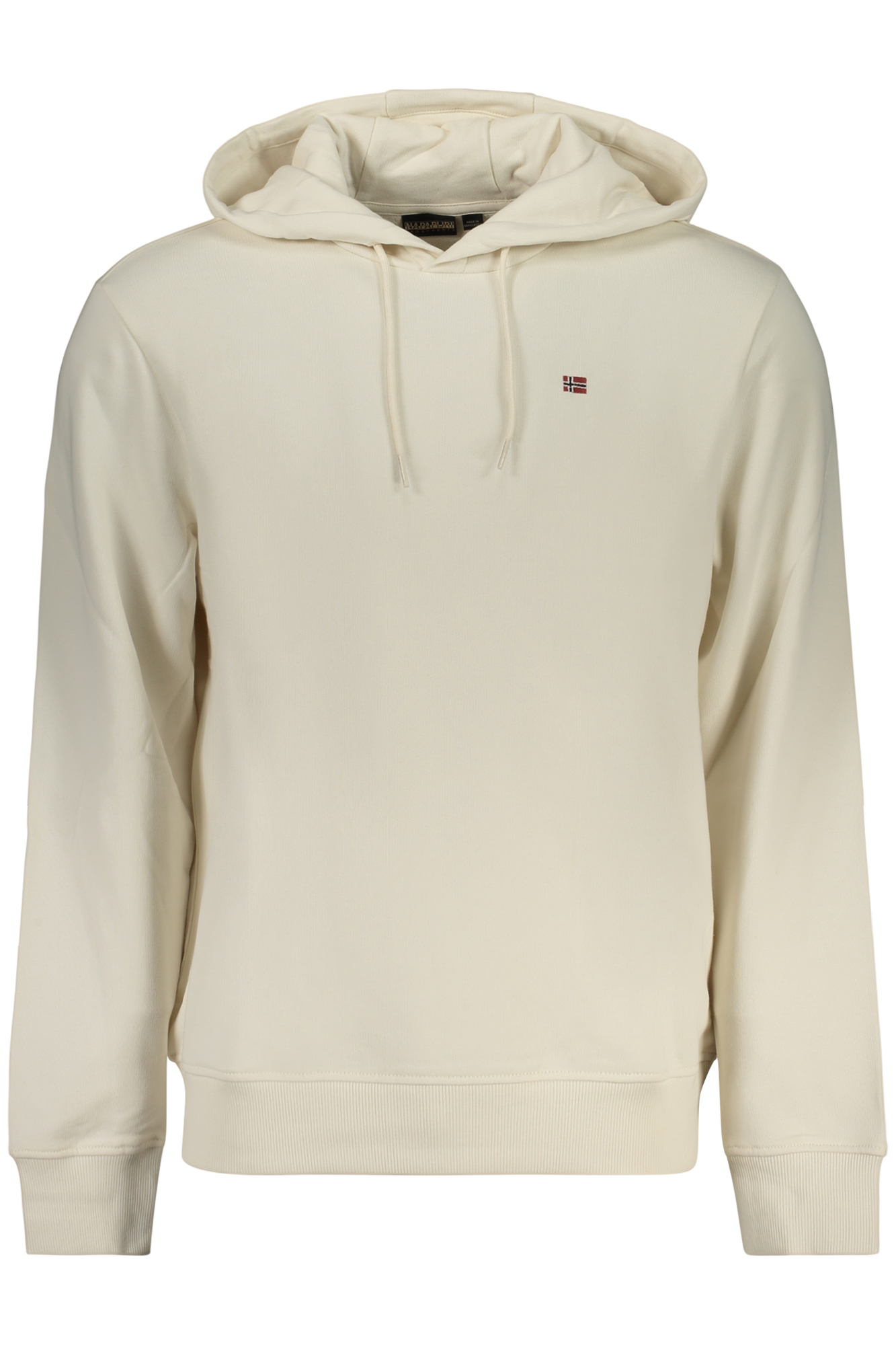 NAPAPIJRI Herren-Sweatshirt mit Reißverschluss, weiß