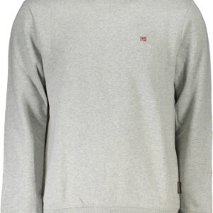 NAPAPIJRI GRAUES SWEATSHIRT FÜR HERREN MIT REISSVERSCHLUSS