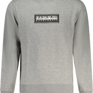 NAPAPIJRI GRAUES SWEATSHIRT FÜR HERREN MIT REISSVERSCHLUSS