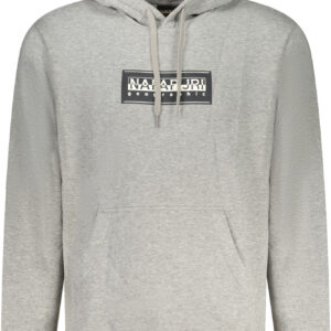 NAPAPIJRI GRAUES SWEATSHIRT FÜR HERREN MIT REISSVERSCHLUSS