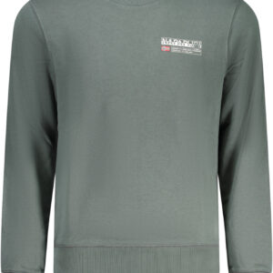 NAPAPIJRI GRÜNES HERREN-SWEATSHIRT MIT REISSVERSCHLUSS
