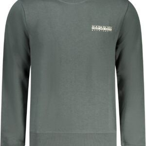 NAPAPIJRI GRÜNES HERREN-SWEATSHIRT MIT REISSVERSCHLUSS