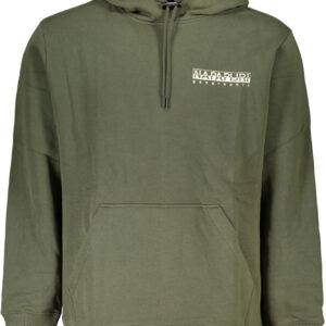 NAPAPIJRI GRÜNES HERREN-SWEATSHIRT MIT REISSVERSCHLUSS