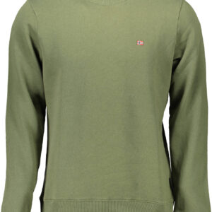 NAPAPIJRI GRÜNES HERREN-SWEATSHIRT MIT REISSVERSCHLUSS