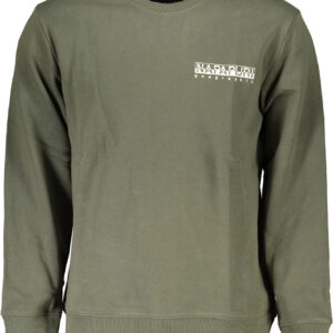 NAPAPIJRI GRÜNES HERREN-SWEATSHIRT MIT REISSVERSCHLUSS