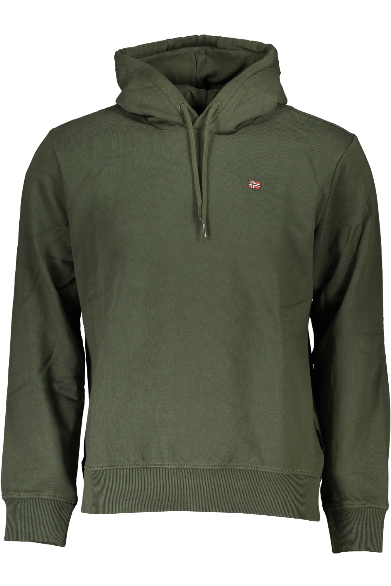 NAPAPIJRI GRÜNES HERREN-SWEATSHIRT MIT REISSVERSCHLUSS