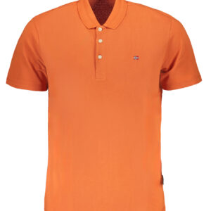 NAPAPIJRI ORANGES KURZÄRMELIGES POLOSHIRT FÜR HERREN