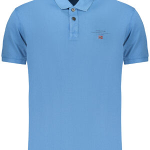 NAPAPIJRI Herren-Poloshirt mit kurzen Ärmeln, blau