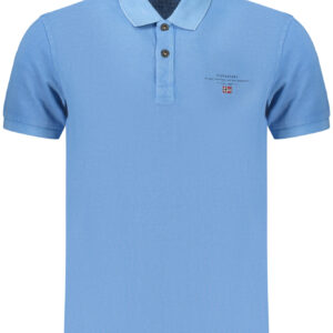 NAPAPIJRI Herren-Poloshirt mit kurzen Ärmeln, blau