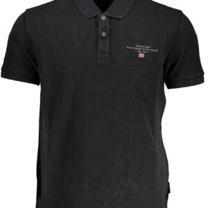 NAPAPIJRI POLO KURZARM HERREN SCHWARZ
