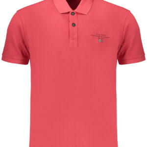 NAPAPIJRI Herren-Poloshirt mit kurzen Ärmeln, Rot