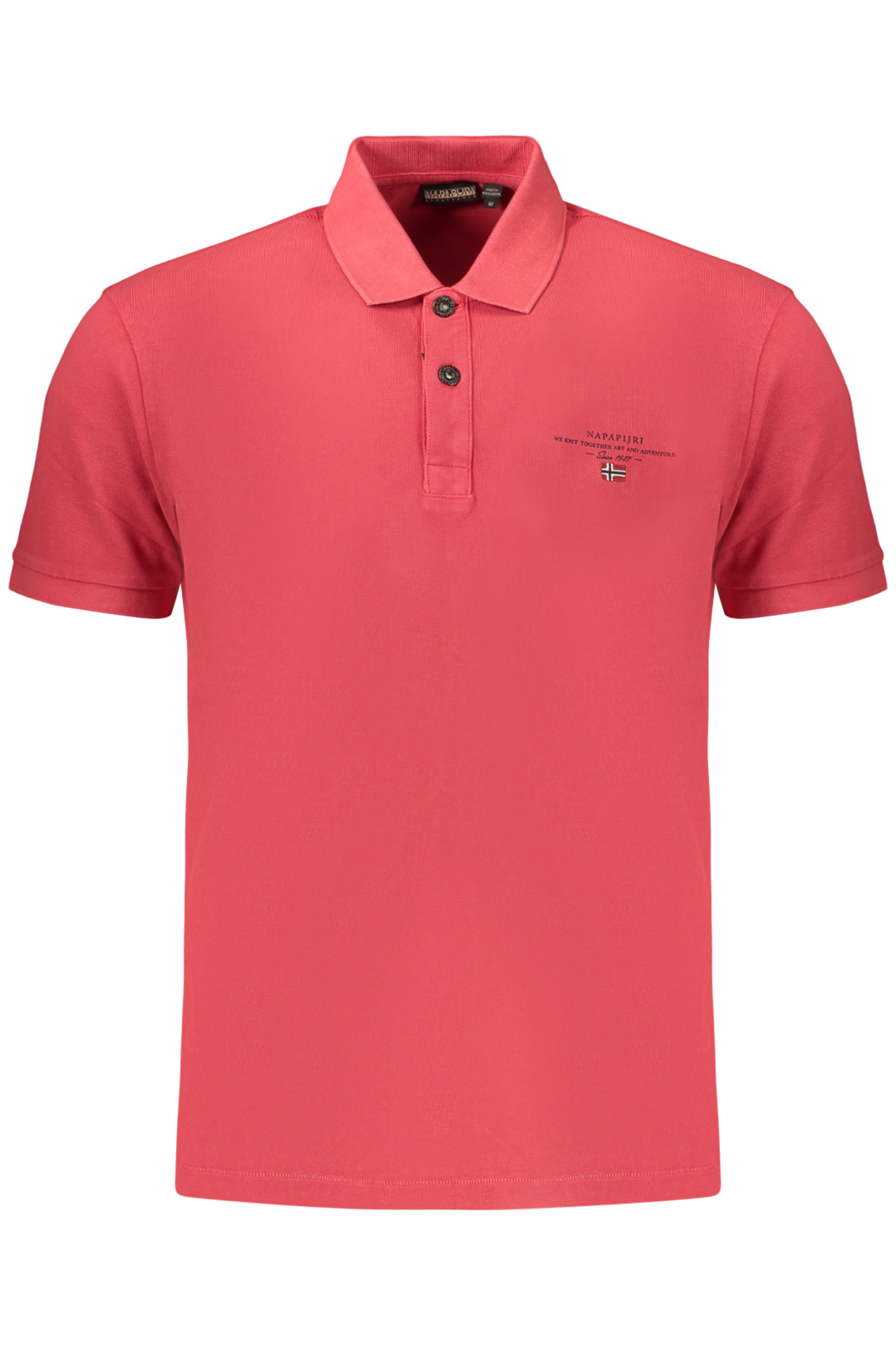 NAPAPIJRI Herren-Poloshirt mit kurzen Ärmeln, Rot