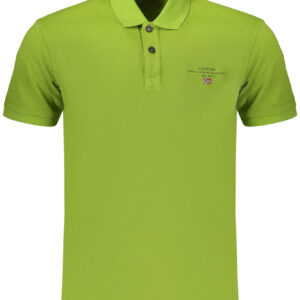 NAPAPIJRI HERREN-KURZARM-POLOSHIRT, GRÜN