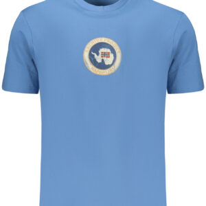 NAPAPIJRI Herren-T-Shirt mit kurzen Ärmeln, blau