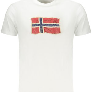 NAPAPIJRI Herren-Kurzarm-T-Shirt, weiß