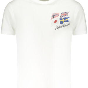 NAPAPIJRI Herren-Kurzarm-T-Shirt, weiß