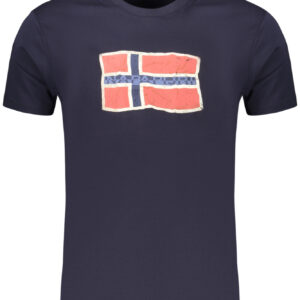 NAPAPIJRI Herren-T-Shirt mit kurzen Ärmeln, blau