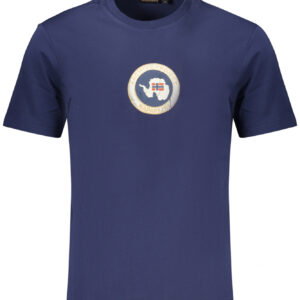 NAPAPIJRI Herren-T-Shirt mit kurzen Ärmeln, blau