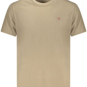 Napapijri Herren-Kurzarm-T-Shirt, Braun