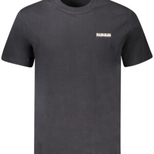 Napapijri Herren Kurzarm-T-Shirt Schwarz