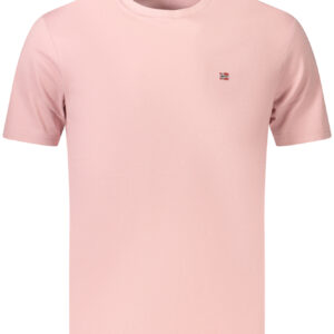 NAPAPIJRI Herren-Kurzarm-T-Shirt, Rosa