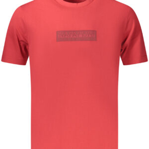 NAPAPIJRI Herren-T-Shirt mit kurzen Ärmeln, Rot