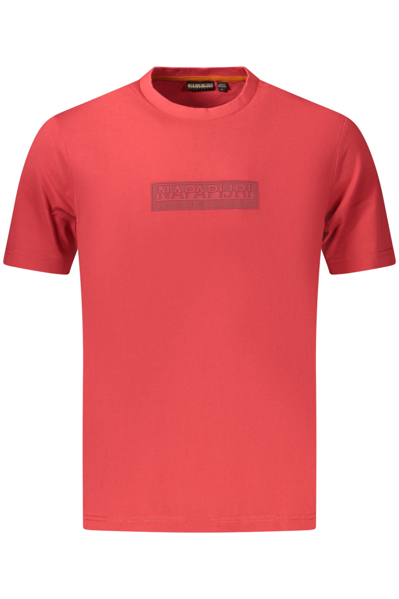 NAPAPIJRI Herren-T-Shirt mit kurzen Ärmeln, Rot