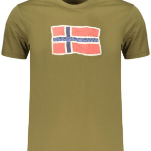 NAPAPIJRI Herren Kurzarm-T-Shirt Grün