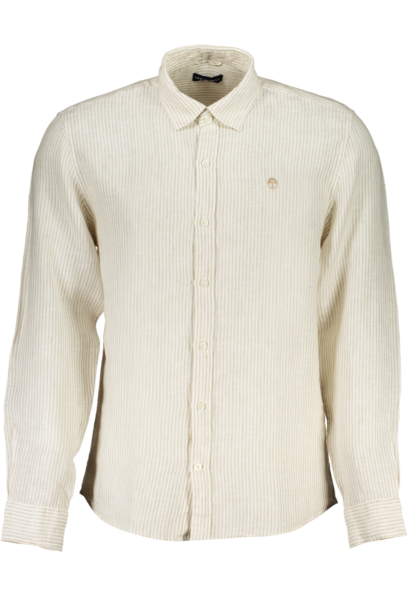 LANGARMHEMD FÜR HERREN VON NORTH SAILS BEIGE