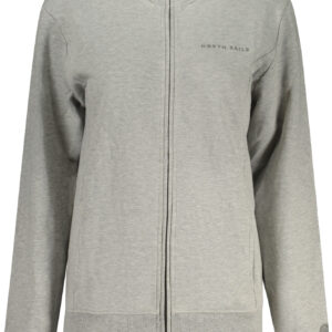 NORTH SAILS DAMEN-SWEATSHIRT MIT REISSVERSCHLUSS, GRAU