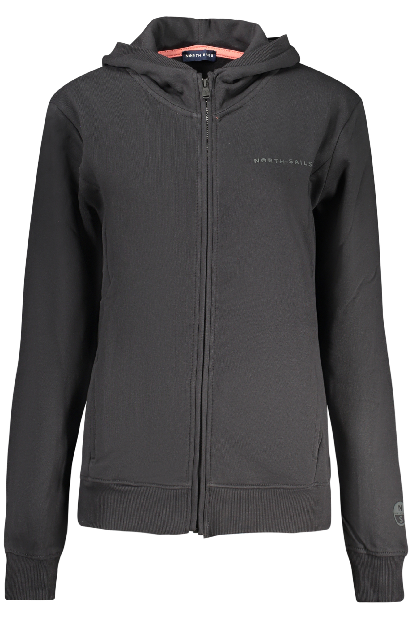 NORTH SAILS DAMEN-SWEATSHIRT MIT REISSVERSCHLUSS, SCHWARZ