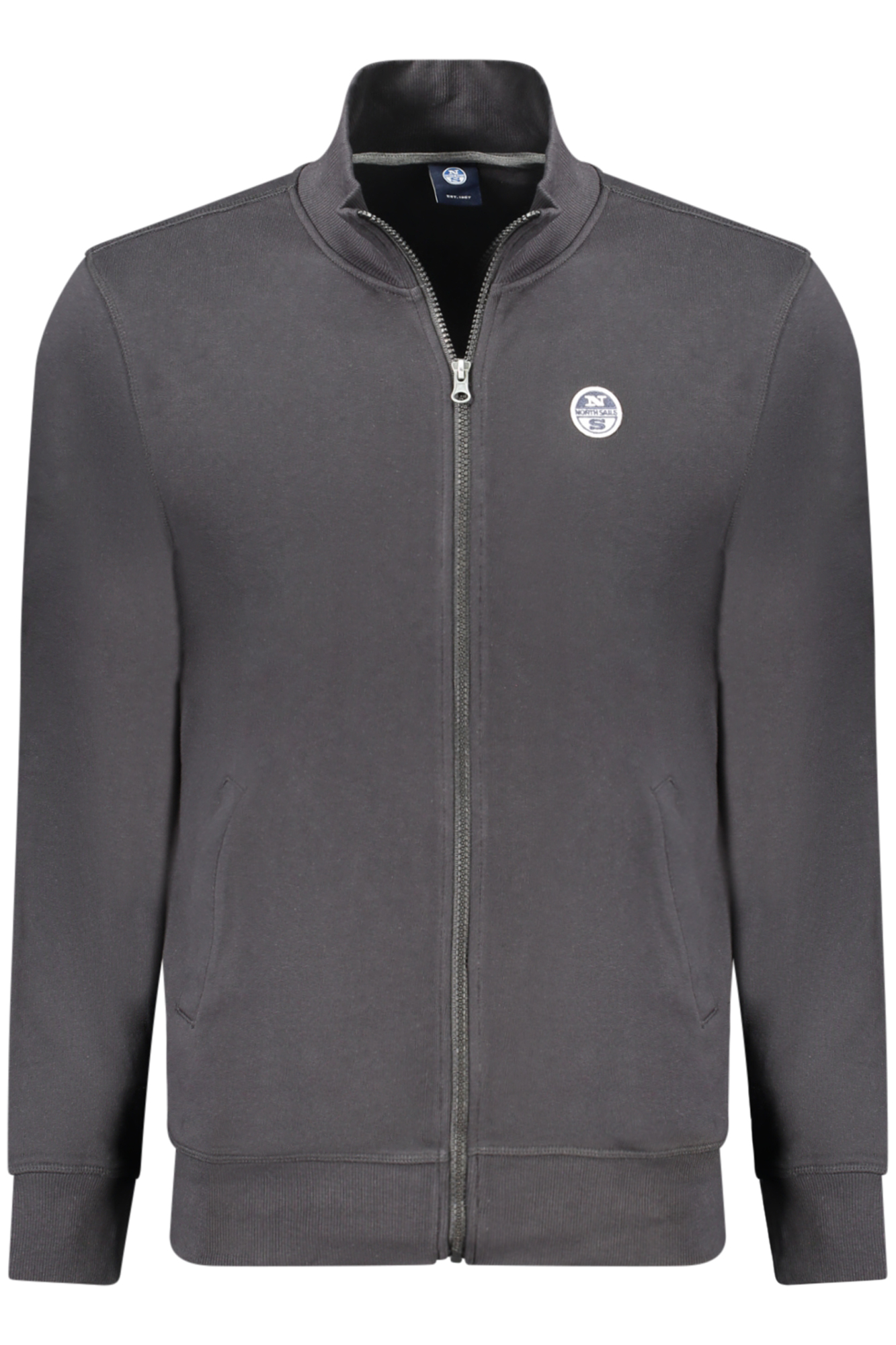 NORTH SAILS HERREN-SWEATSHIRT MIT REISSVERSCHLUSS SCHWARZ
