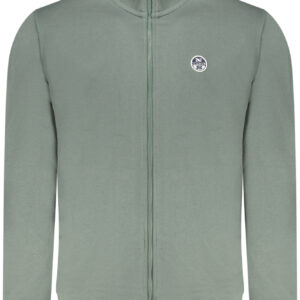 NORTH SAILS HERREN GRÜNES SWEATSHIRT MIT REISSVERSCHLUSS