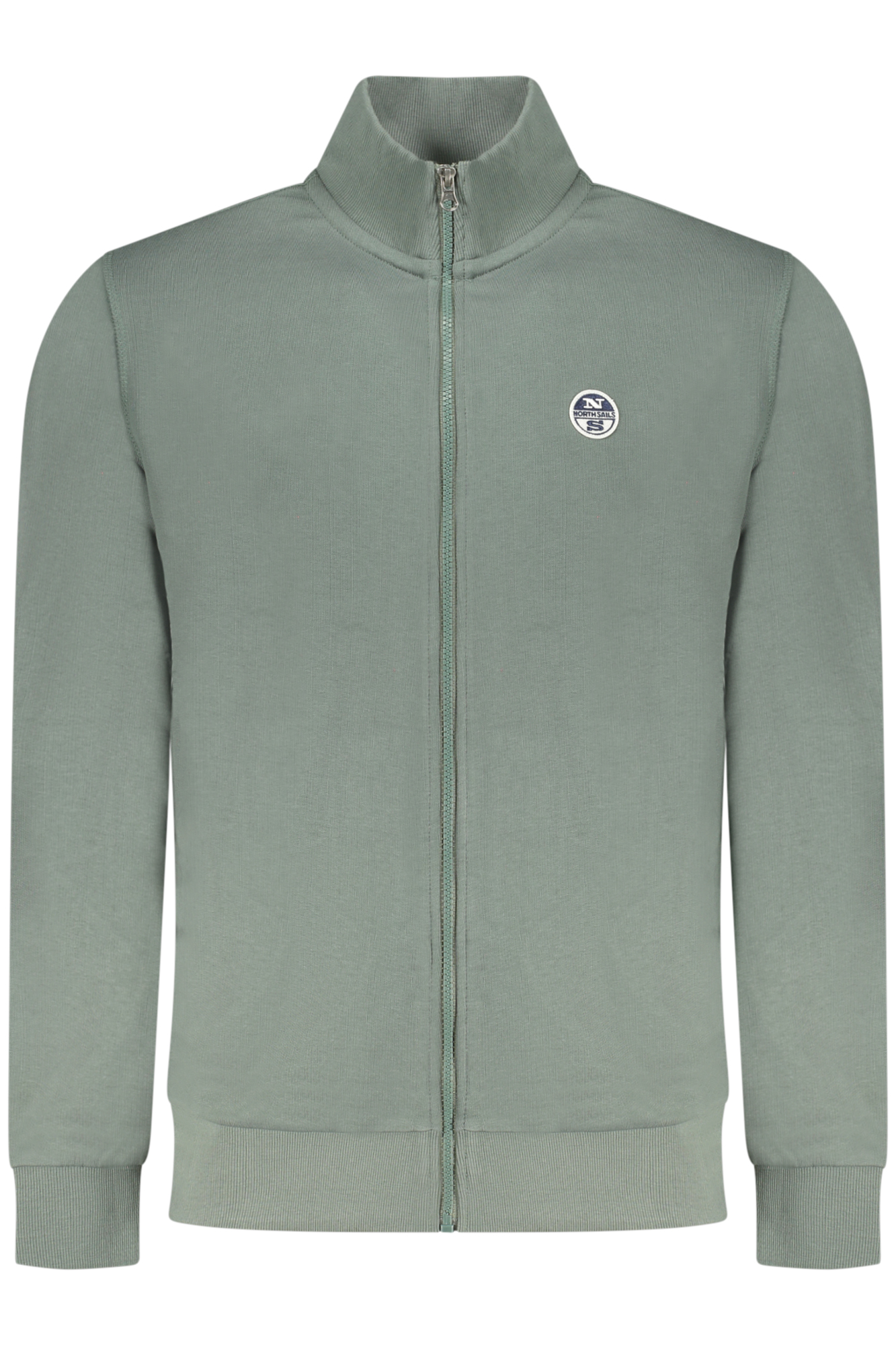 NORTH SAILS HERREN GRÜNES SWEATSHIRT MIT REISSVERSCHLUSS