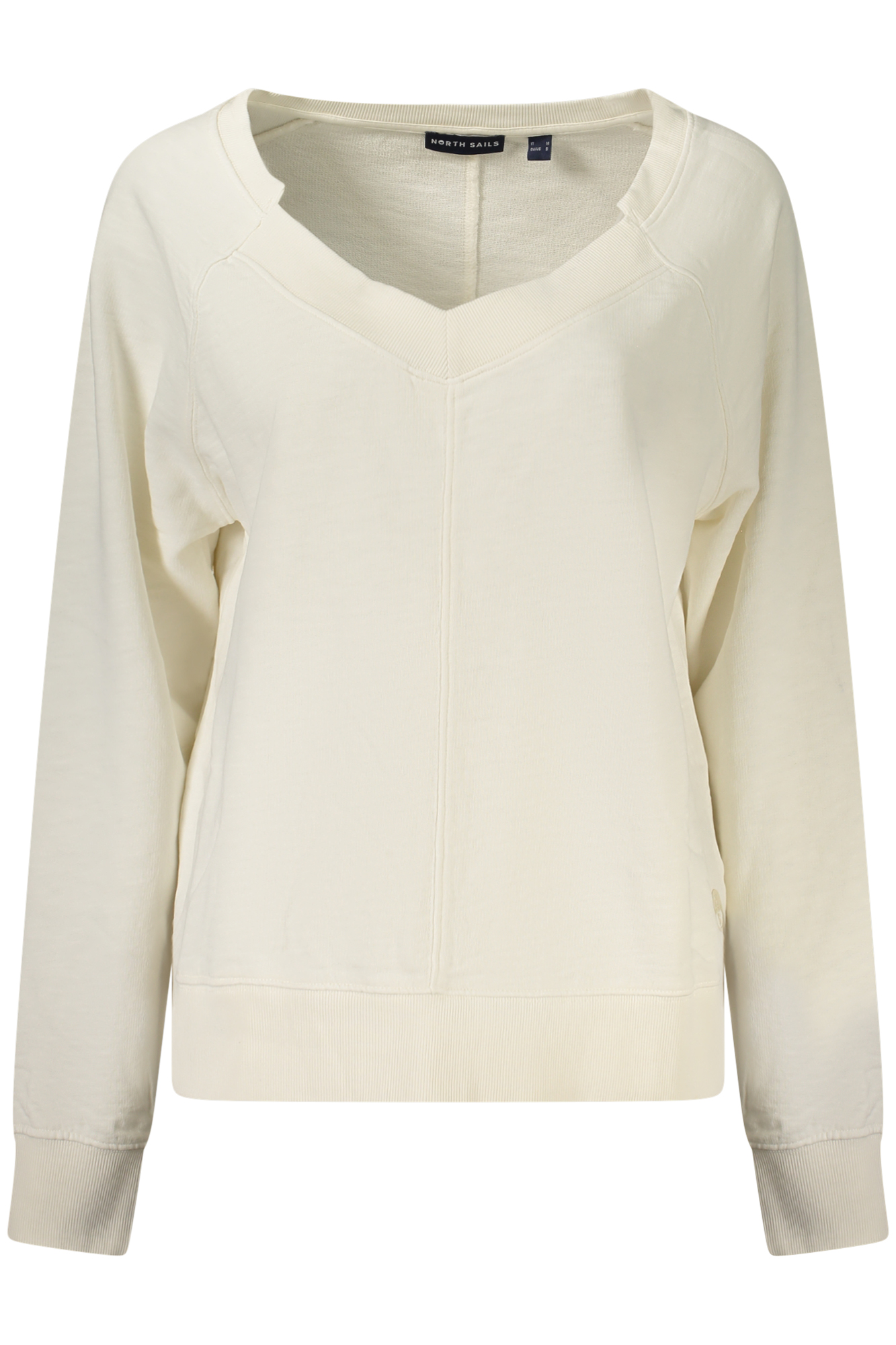 NORTH SAILS DAMEN-SWEATSHIRT MIT REISSVERSCHLUSS, WEISS