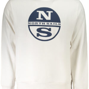 NORTH SAILS WEISSES SWEATSHIRT FÜR HERREN MIT REISSVERSCHLUSS
