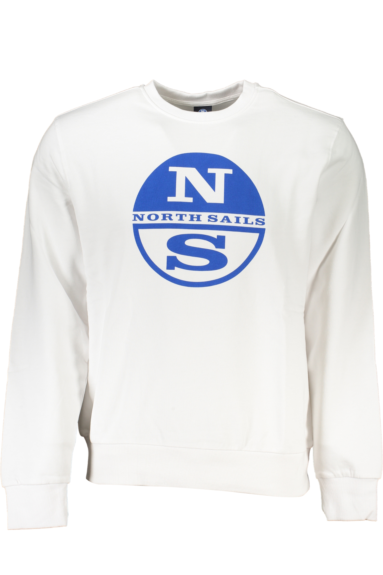 NORTH SAILS WEISSES SWEATSHIRT FÜR HERREN MIT REISSVERSCHLUSS