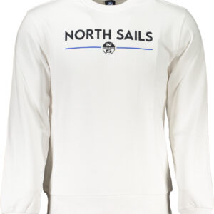 NORTH SAILS WEISSES SWEATSHIRT FÜR HERREN MIT REISSVERSCHLUSS