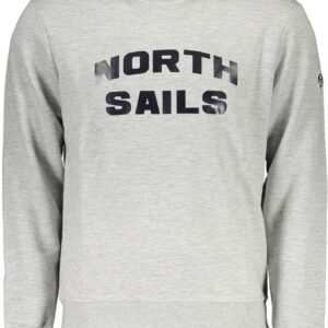 NORTH SAILS HERREN-SWEATSHIRT MIT ZIP-UP-DETAILS GRAU