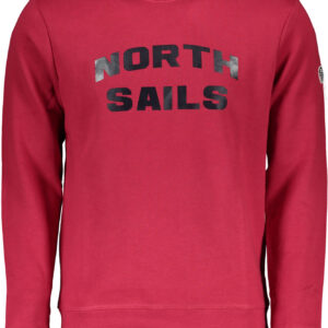 NORTH SAILS ROTES HERREN-SWEATSHIRT MIT REISSVERSCHLUSS