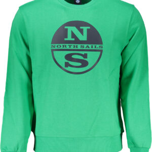 NORTH SAILS GRÜNES HERREN-SWEATSHIRT MIT REISSVERSCHLUSS