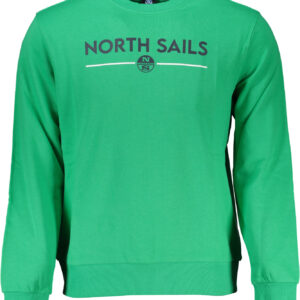 NORTH SAILS GRÜNES HERREN-SWEATSHIRT MIT REISSVERSCHLUSS