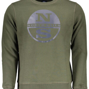 NORTH SAILS HERREN-SWEATSHIRT MIT ZIP GRÜN