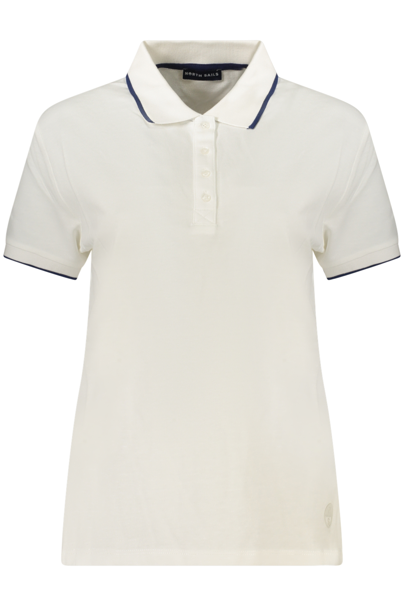 NORTH SAILS DAMEN-POLOSHIRT MIT KURZEN ÄRMELN, WEISS