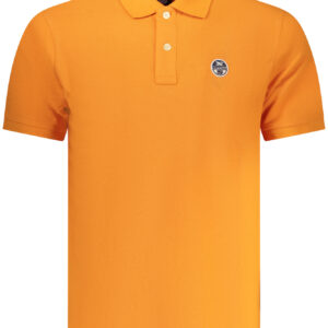 NORTH SAILS HERREN-POLOSHIRT MIT KURZEN ÄRMELN, ORANGE