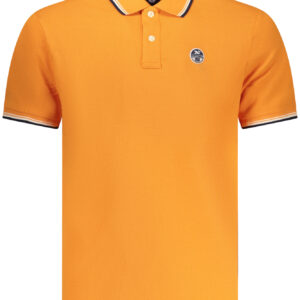 NORTH SAILS HERREN-POLOSHIRT MIT KURZEN ÄRMELN, ORANGE