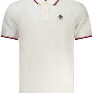 NORTH SAILS HERREN-POLOSHIRT MIT KURZEN ÄRMELN, WEISS