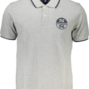 GRAUES KURZÄRMELIGES POLOSHIRT FÜR HERREN VON NORTH SAILS