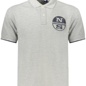 NORTH SAILS HERREN KURZARM POLOSHIRT GRAU