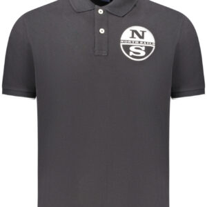 NORTH SAILS HERREN KURZARM POLO SCHWARZ